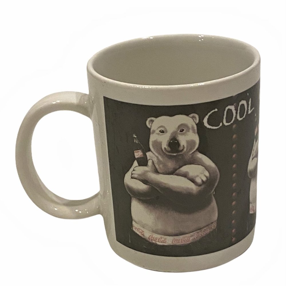 Vintage Coca Cola Polar Bear Coffee Cup Mug